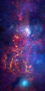 Galactic Center, Milky Way. Hubble-NASA, Chandra Xray. PD-US.
